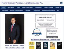 Tablet Screenshot of michiganlawgrad.com